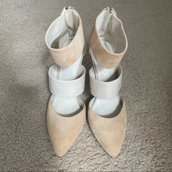 Aldo Strappy Pointy Toe Heels - Size 8.5 - Picture 2 of 3